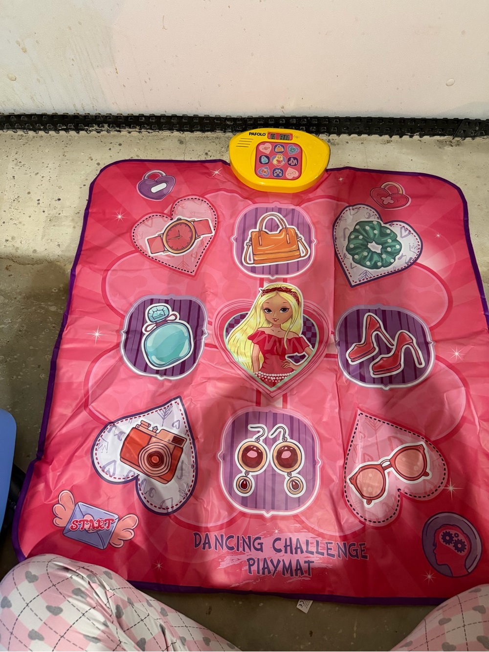 Pink Dancing Challenge Playmat for Kids